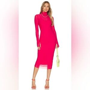 Steven Madden Vivienne Dress In Sparkling Cosmo